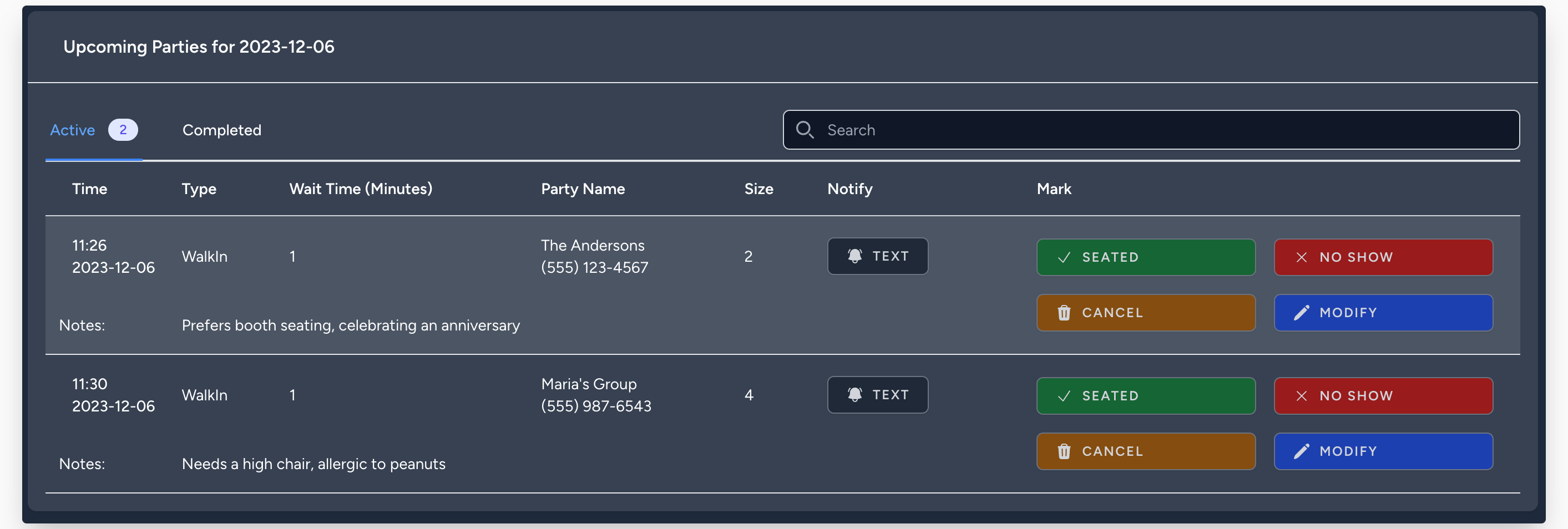 screenshot of Ready Text